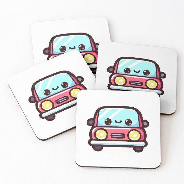 Item preview, Cute Kawaii Red Car Cartoon designed and sold by Akioos.