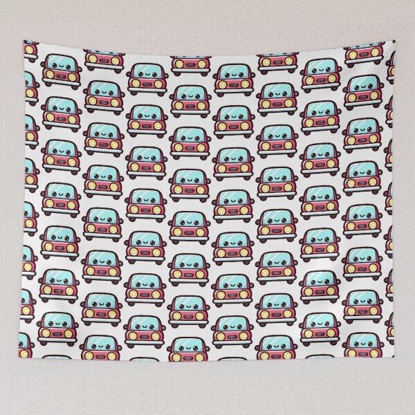 Item preview, Cute Kawaii Red Car Cartoon designed and sold by Akioos.