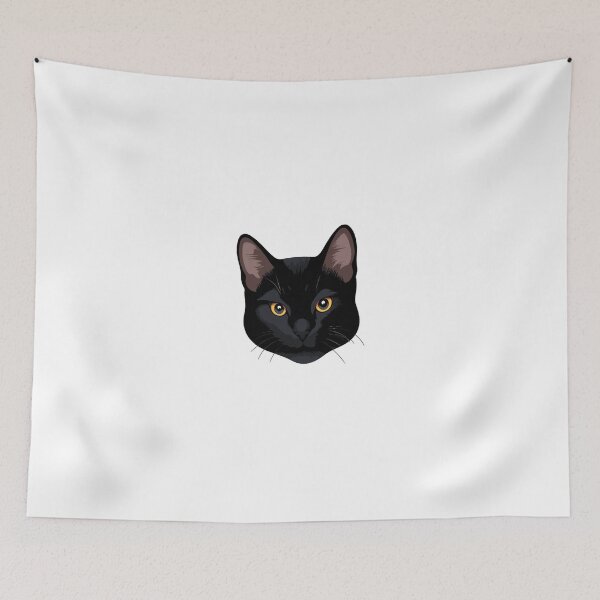 Item preview, Black cat designed and sold by Side-Hustlers.