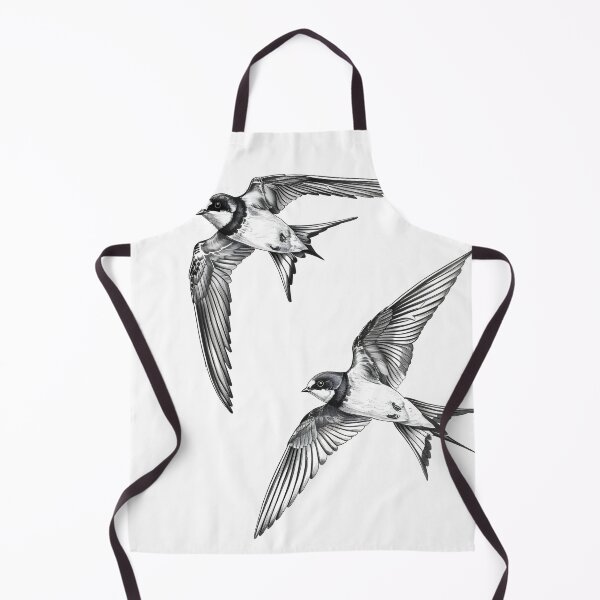 Item preview, Black and White Bird Pencil Drawing designed and sold by Pencil-Art.