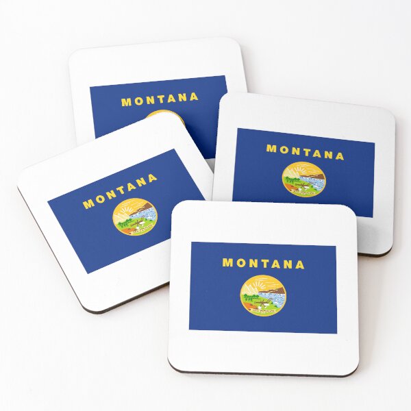 Item preview, Montana State Flag designed and sold by US States Merch.