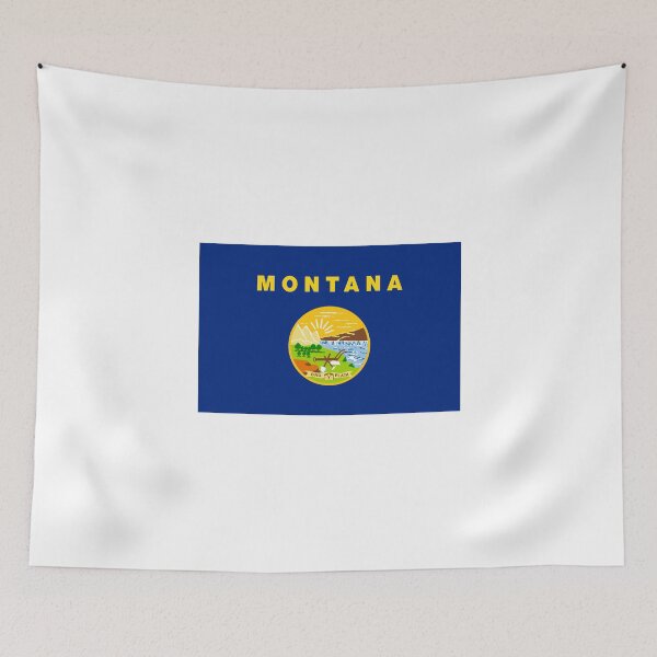 Item preview, Montana State Flag designed and sold by US States Merch.