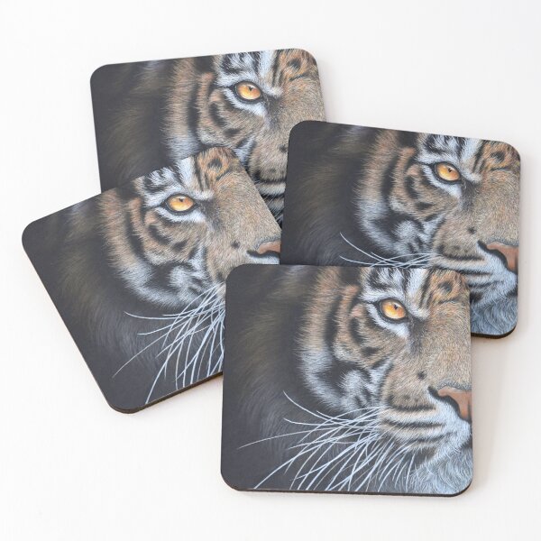 Item preview, Tiger pastel portrait designed and sold by CharlotteJade.