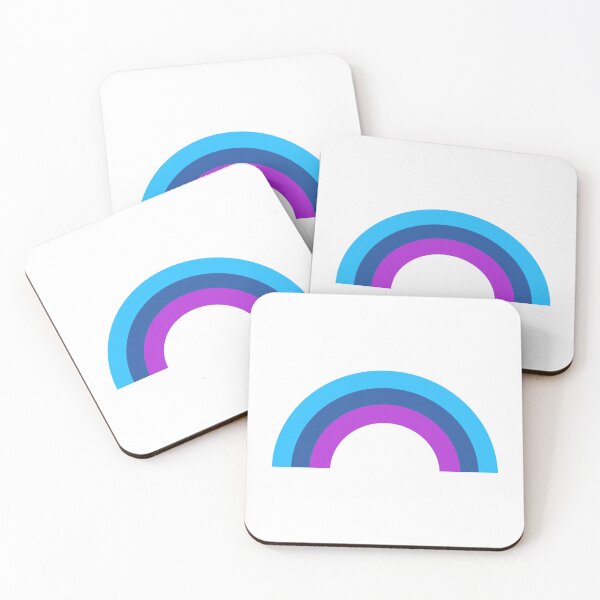 Item preview, Blue purple rainbow designed and sold by Inspirationmotivation.
