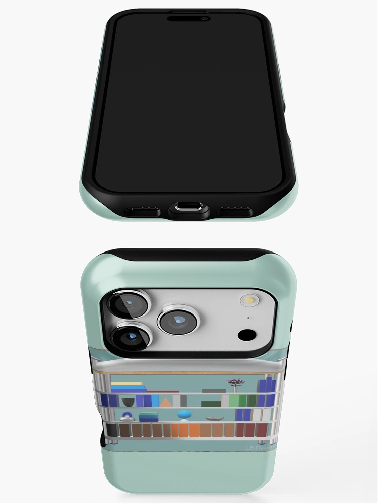 Thumbnail 3 of 4, iPhone Case, Spring Library Bookcase designed and sold by RBLBDesigns.