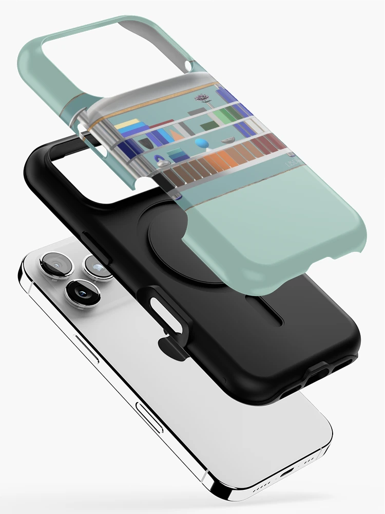 Thumbnail 2 of 4, iPhone Case, Spring Library Bookcase designed and sold by RBLBDesigns.