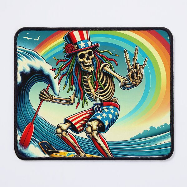 Item preview, Uncle Skelly Psychedelic Surf Legend designed and sold by HippieFarms11.