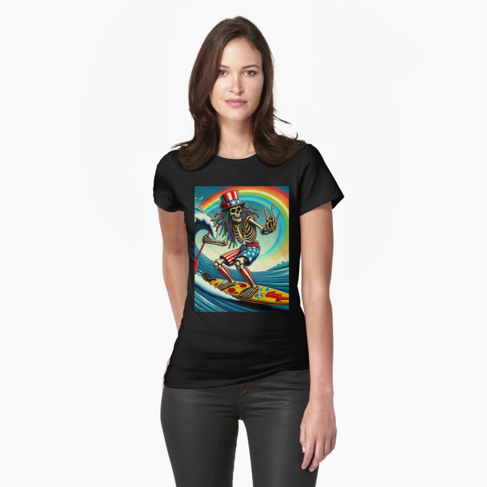 Item preview, Fitted T-Shirt designed and sold by HippieFarms11.