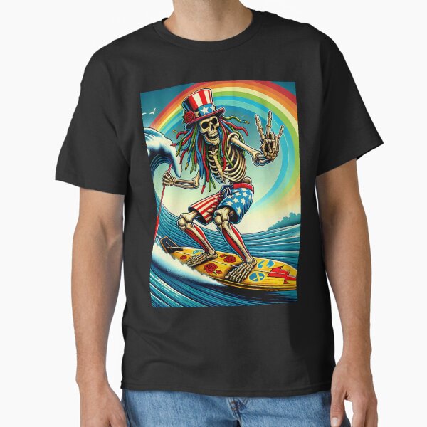 Item preview, Uncle Skelly Psychedelic Surf Legend designed and sold by HippieFarms11.