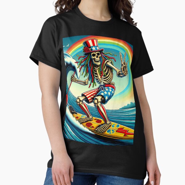 Item preview, Uncle Skelly Psychedelic Surf Legend designed and sold by HippieFarms11.