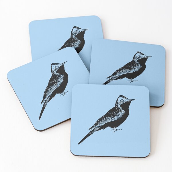 Item preview, Restless Flycatcher Black Design  designed and sold by designsasstultd.