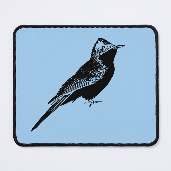 Item preview, Restless Flycatcher Black Design  designed and sold by designsasstultd.