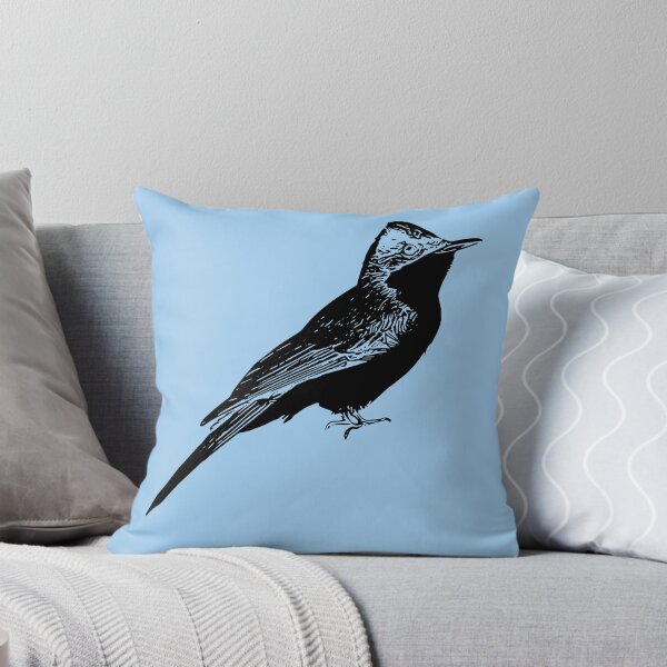 Item preview, Restless Flycatcher Black Design  designed and sold by designsasstultd.