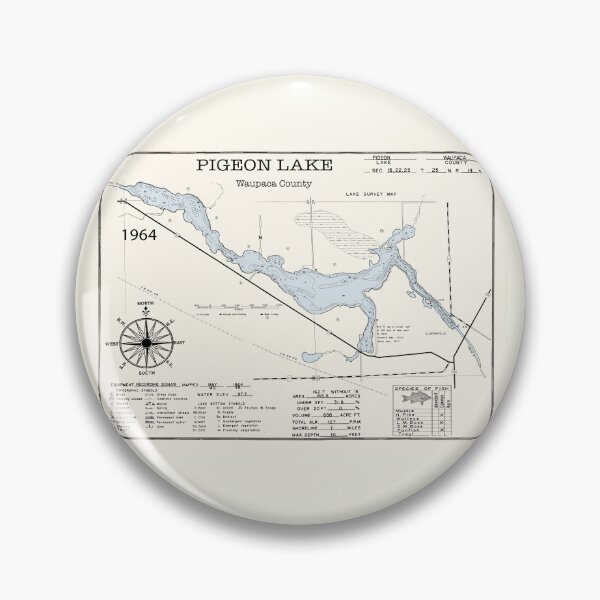Item preview, Pigeon Lake WI Waupaca County  designed and sold by Jean Plout.