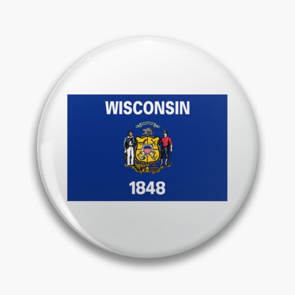 Item preview, Wisconsin State Flag designed and sold by US States Merch.