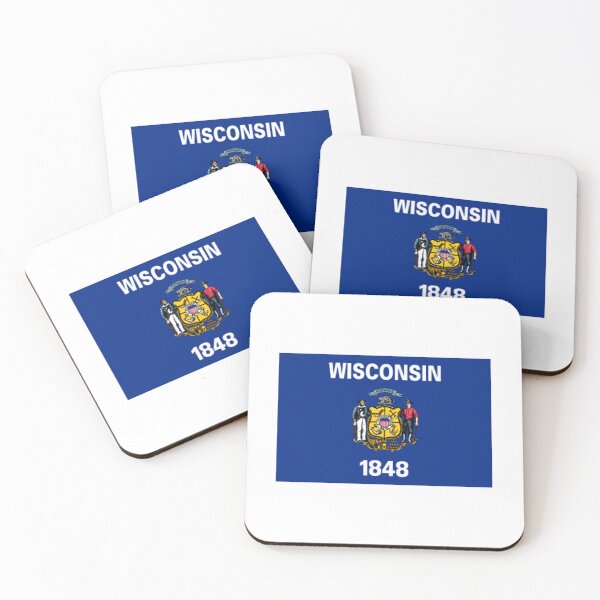 Item preview, Wisconsin State Flag designed and sold by US States Merch.