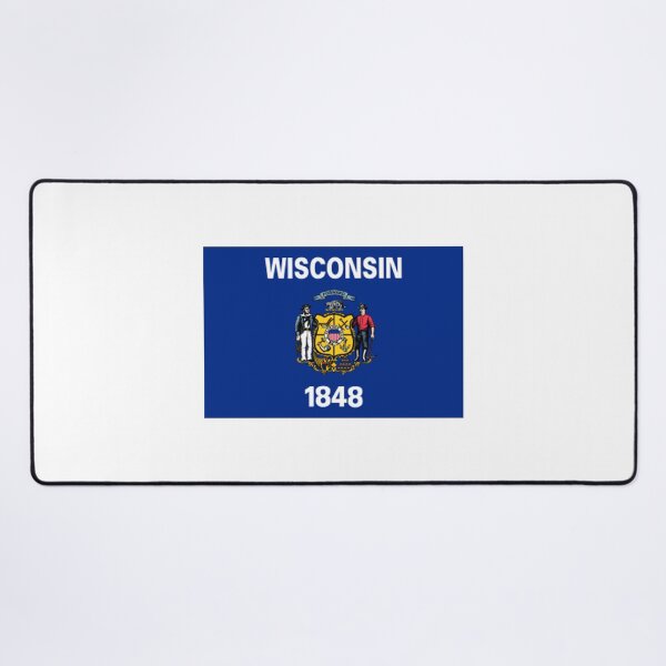 Item preview, Wisconsin State Flag designed and sold by US States Merch.