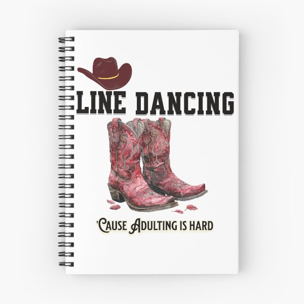 Item preview, Line Dancing 'Cause Adulting Is Hard designed and sold by Teeandhoodhaven.