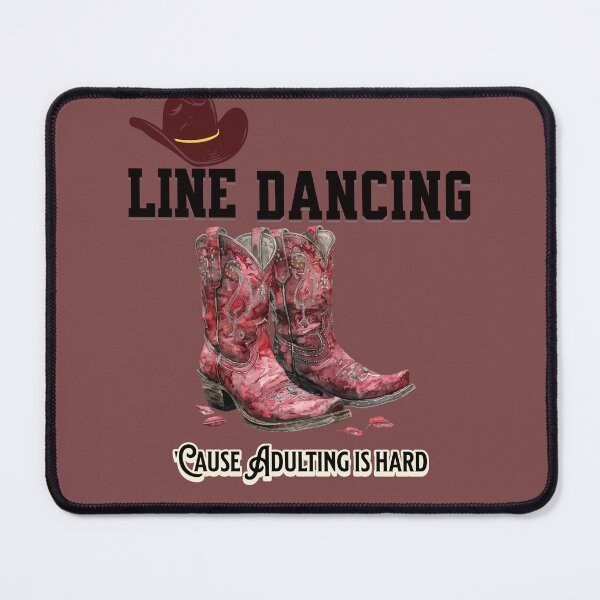 Item preview, Line Dancing 'Cause Adulting Is Hard designed and sold by Teeandhoodhaven.