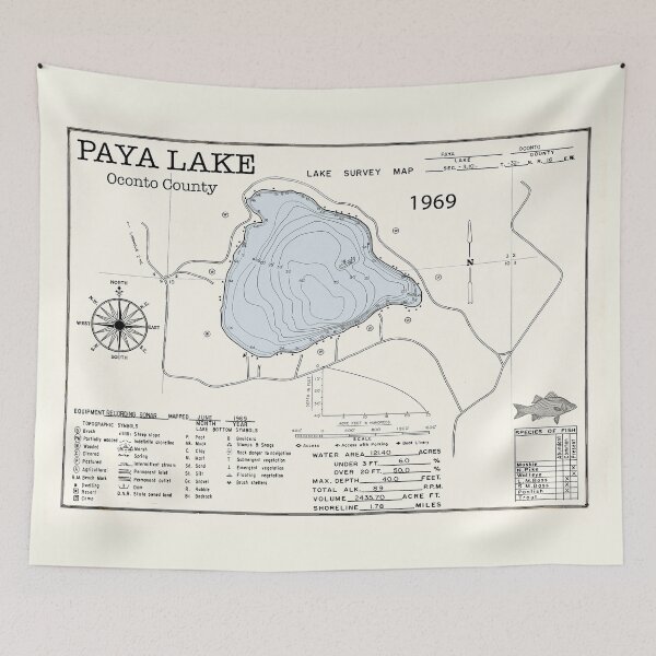 Item preview, Paya Lake WI Oconto County  designed and sold by Jean Plout.