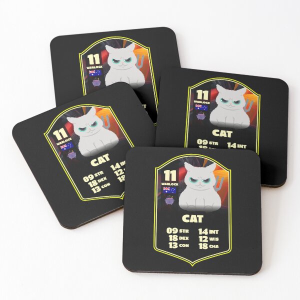Item preview, Cat Warlock designed and sold by DesignsbyDugar.