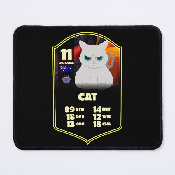 Item preview, Cat Warlock designed and sold by DesignsbyDugar.