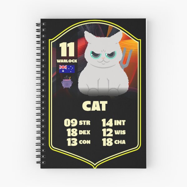 Item preview, Cat Warlock designed and sold by DesignsbyDugar.