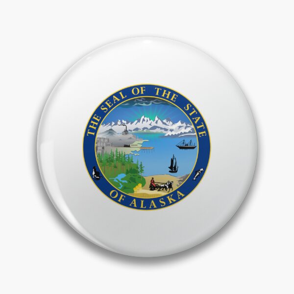 Item preview, Alaska State Seal designed and sold by US States Merch.