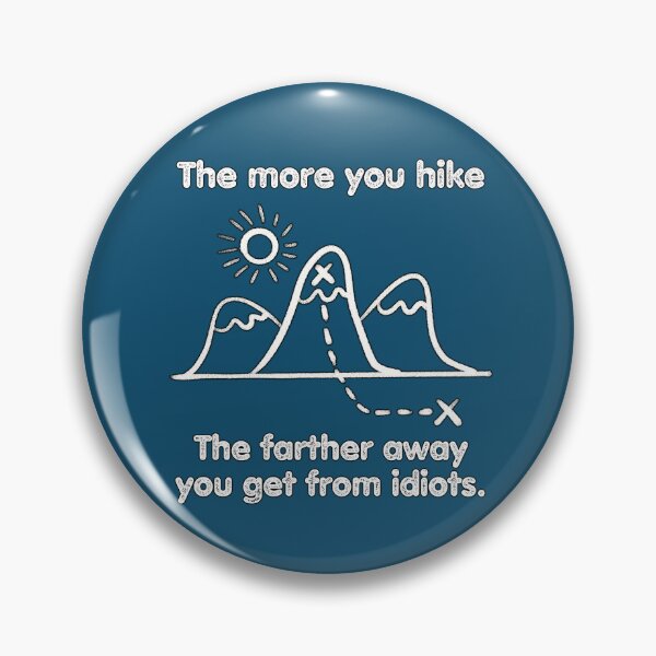 Item preview, Hike More Mountain Climber Humor designed and sold by Renata Illustrata.