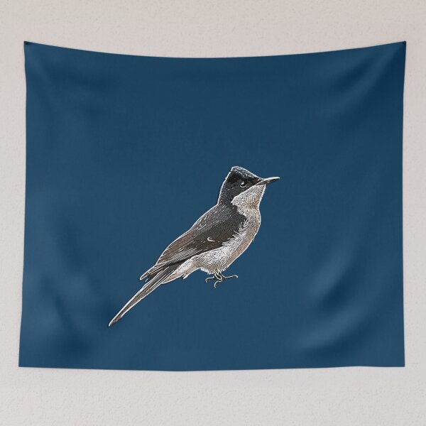 Item preview, Restless Flycatcher White Alternate Design  designed and sold by designsasstultd.
