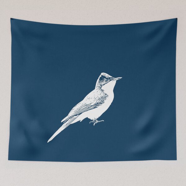 Item preview, Restless Flycatcher White Design  designed and sold by designsasstultd.