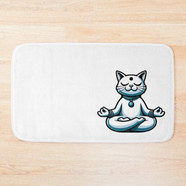 Item preview, a cat meditates designed and sold by bernhagen.