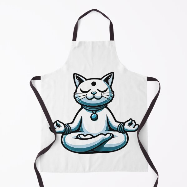 Item preview, a cat meditates designed and sold by bernhagen.