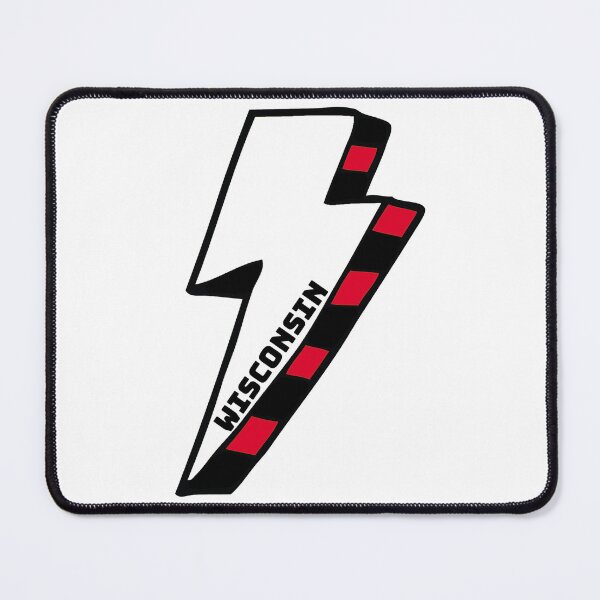 Item preview, University of Wisconsin Madison Lightning Bolt designed and sold by kkosmicki.