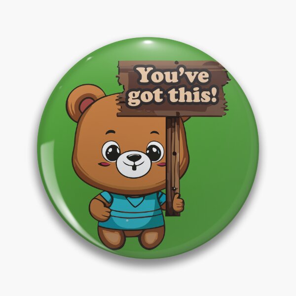 Item preview, You've got this motivational bear you got this designed and sold by Handstand365.