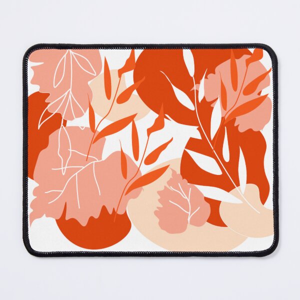 Item preview, circle and leaves in orange color designed and sold by Nature  Nblossom.