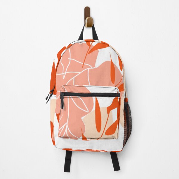 Item preview, circle and leaves in orange color designed and sold by Nature Nblossom.