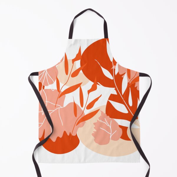 Item preview, circle and leaves in orange color designed and sold by Nature Nblossom.