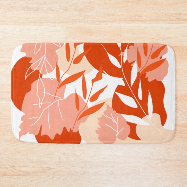 Item preview, circle and leaves in orange color designed and sold by Nature  Nblossom.
