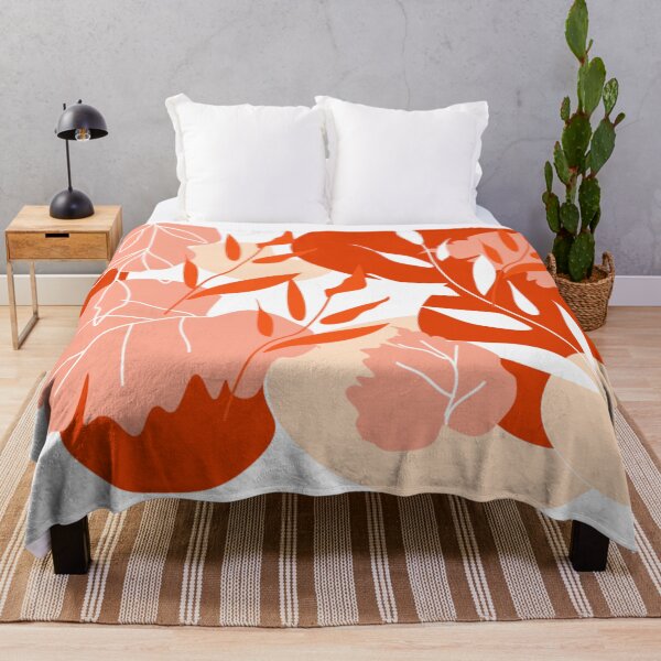 Item preview, circle and leaves in orange color designed and sold by Nature Nblossom.