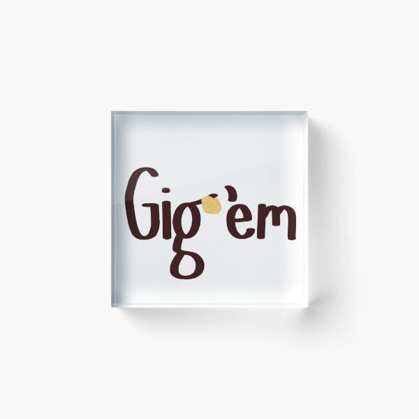 Item preview, Gig 'em designed and sold by Casey Barker.