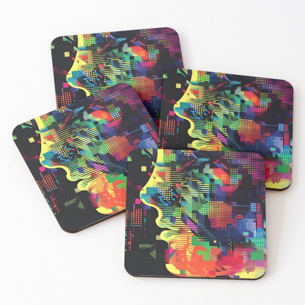 Item preview,  Neon Girl, Modern Pixel Art designed and sold by ZenPegart.