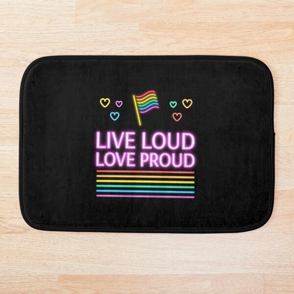 Artikelvorschau, Lebe laut, liebe stolz entworfen und verkauft von Palette Print.