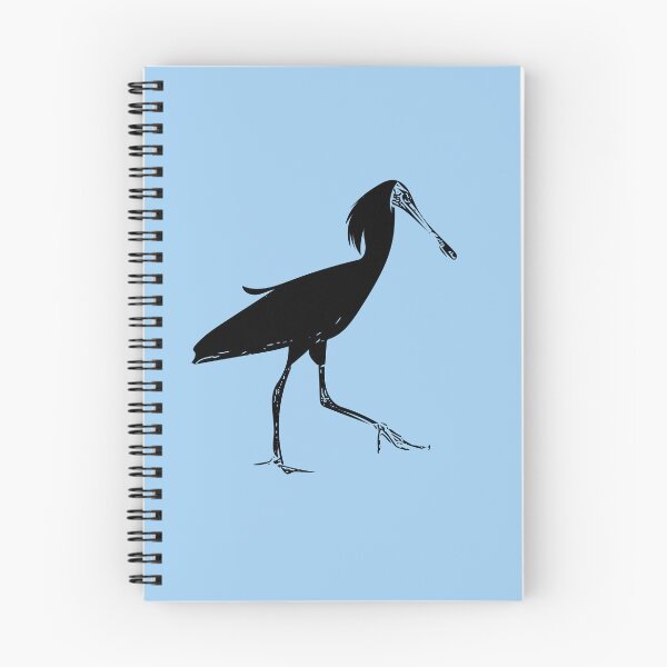 Item preview, Royal Black-billed Spoonbill Black Design  designed and sold by designsasstultd.