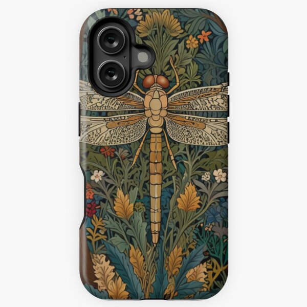 Item preview, Vintage art nouveau dragonfly woodland forest botanical garden forest designed and sold by hollycooper.