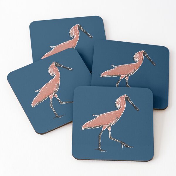 Item preview, Royal Black-billed Spoonbill White Alternate Design  designed and sold by designsasstultd.