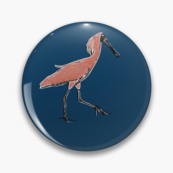 Item preview, Royal Black-billed Spoonbill White Alternate Design  designed and sold by designsasstultd.