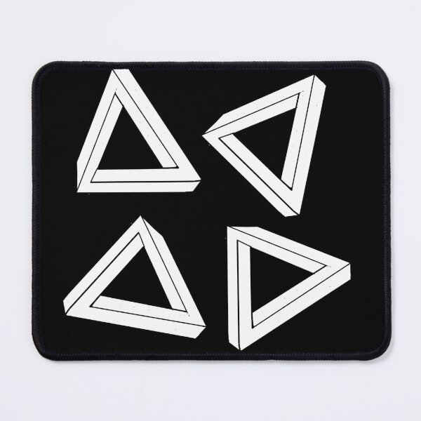 Item preview, Penrose Triangles - color me - optical illusion designed and sold by RedLeafPine.