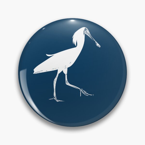 Item preview, Royal Black-billed Spoonbill White Design  designed and sold by designsasstultd.