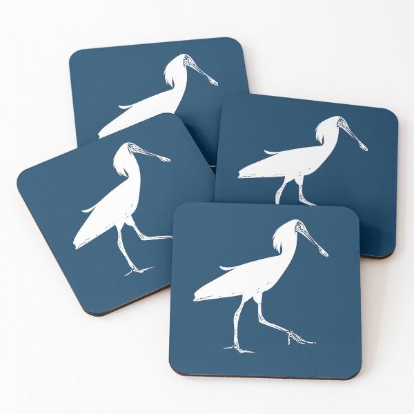 Item preview, Royal Black-billed Spoonbill White Design  designed and sold by designsasstultd.